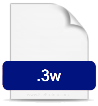 .3W file extension.