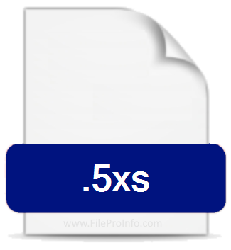 .5XS file extension.