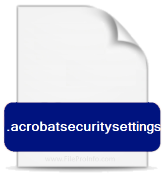 .ACROBATSECURITYSETTINGS file extension.