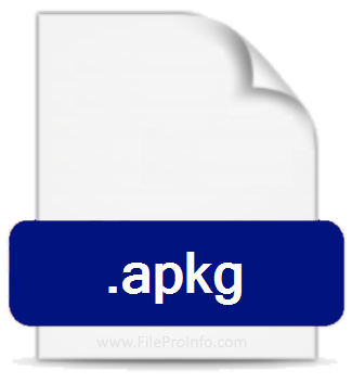 .APKG file extension.