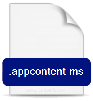 .APPCONTENT-MS file extension.