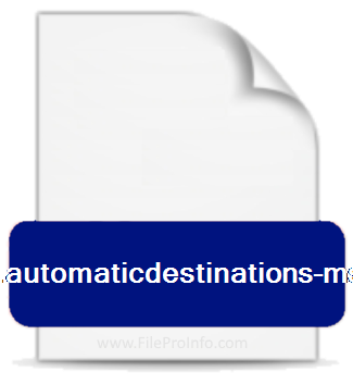 .AUTOMATICDESTINATIONS-MS file extension.