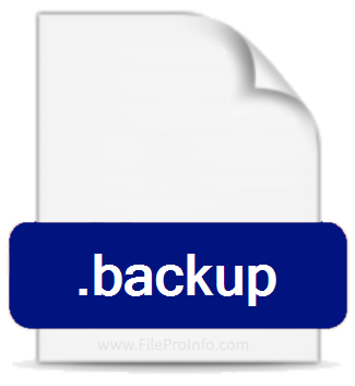 .BACKUP file extension.