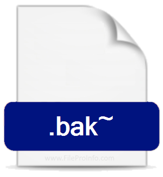 .BAK~ file extension.