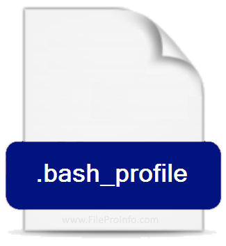 .BASH_PROFILE file extension.