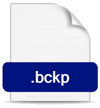 .BCKP file extension.