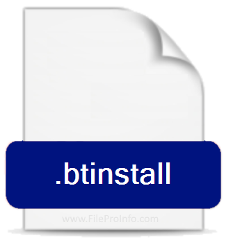 .BTINSTALL file extension.