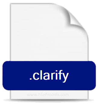 .CLARIFY file extension.