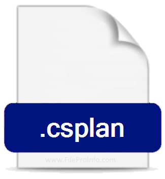 .CSPLAN file extension.