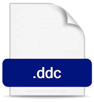.DDC file extension.