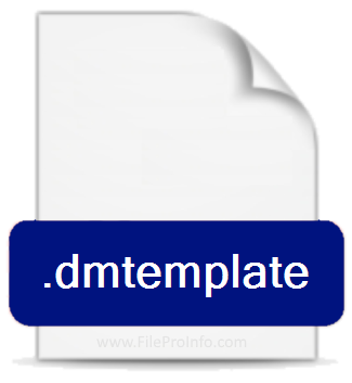 .DMTEMPLATE file extension.