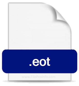 .EOT file extension.