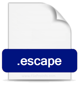 .ESCAPE file extension.