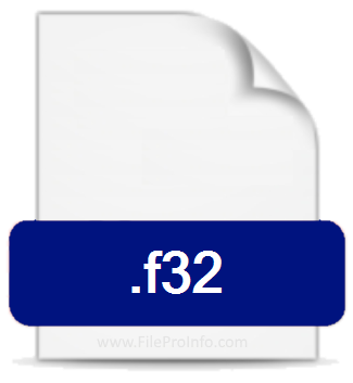 .F32 file extension.