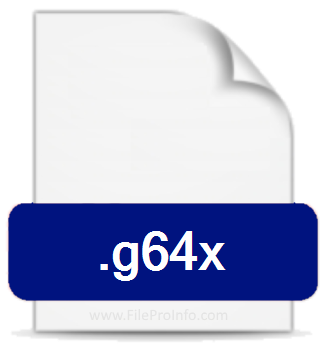 .G64X file extension.