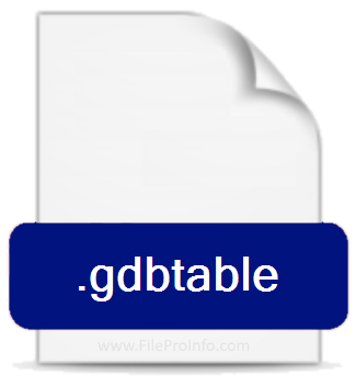 .GDBTABLE file extension.