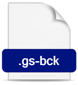 .GS-BCK file extension.