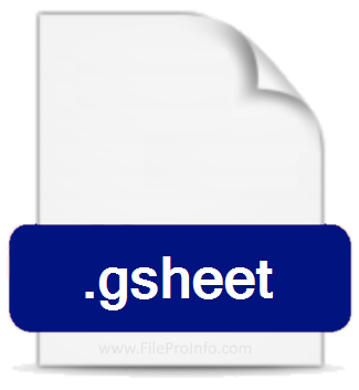 .GSHEET file extension.