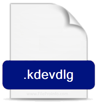 .KDEVDLG file extension.