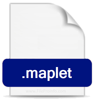 .MAPLET file extension.