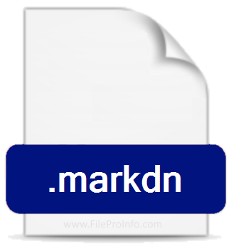 .MARKDN file extension.