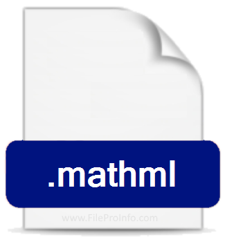 .MATHML file extension.