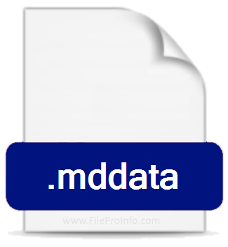 .MDDATA file extension.