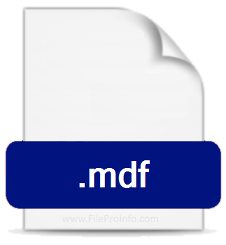 .MDF file extension.