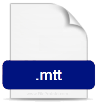 .MTT file extension.