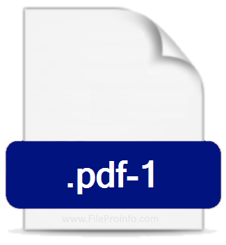 .PDF-1 file extension.