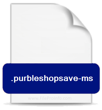 .PURBLESHOPSAVE-MS file extension.