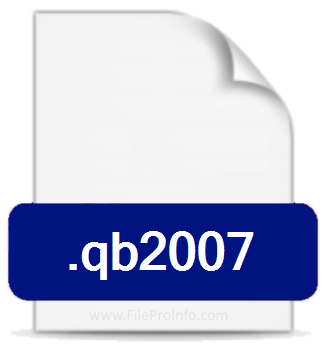 .QB2007 file extension.