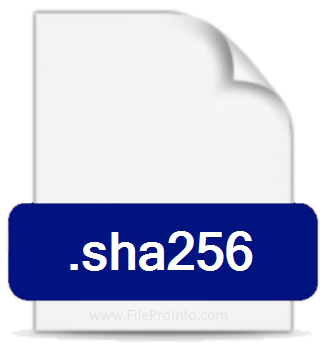 .SHA256 file extension.