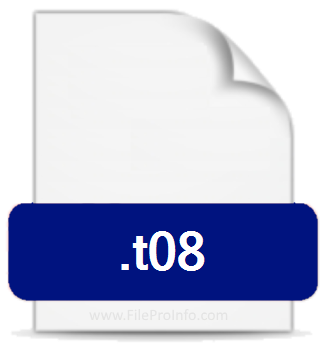 .T08 file extension.