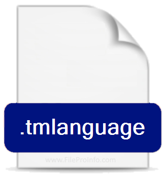 .TMLANGUAGE file extension.