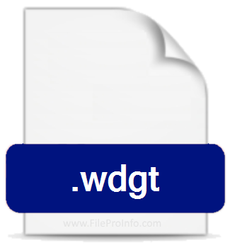 .WDGT file extension.