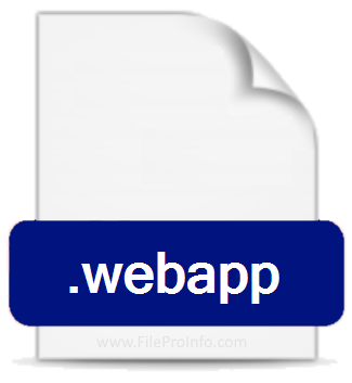 .WEBAPP file extension.