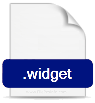 .WIDGET file extension.