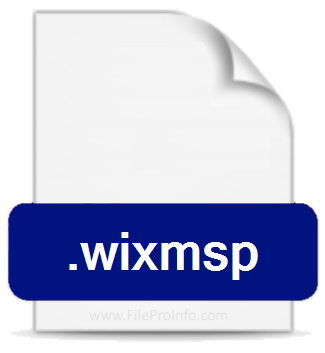 .WIXMSP file extension.