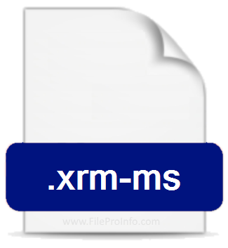 .XRM-MS file extension.